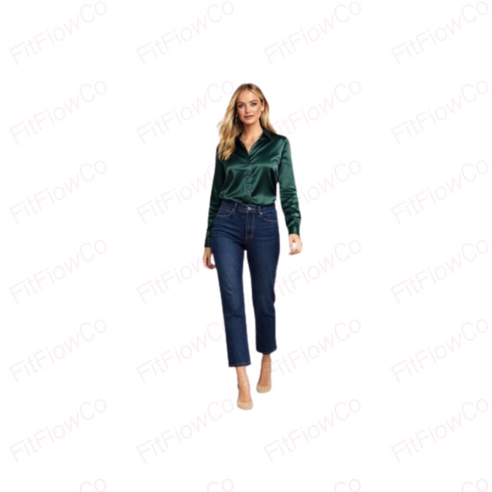 Levi’s Women’s Cropped Jeans – Dark Wash – Size W27 – Preowned